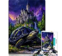 Rompecabezas de 1000 piezas Para adultos difícil de Resolver Con Un misterioso Castillo de Tortugas Ideal Para juegos educativos Regalo Ideal Para toda la Familia 38x26cm
