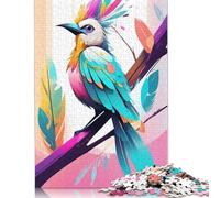 Rompecabezas de 1000 piezas Para adultos, diseño de animales y pájaros, de Madera, Ideal Para Halloween, 1000 piezas (75 x 50 cm)