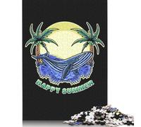 Rompecabezas de 1000 piezas Para adultos, diseño de ballena de Verano, Ideal Para decoración Del hogar, Regalos de vacaciones, 38 x 26 cm (1000 piezas)