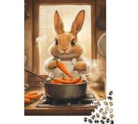 Rompecabezas de 1000 piezas Para adultos, lindos conejitos de Pascua, rompecabezas difíciles, juegos educativos, decoración Del hogar, 1000 piezas (75 x 50 cm)