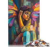 Rompecabezas de 1000 piezas Para adultos, retratos de hadas coloridos, rompecabezas de Papel Para adultos, juegos de rompecabezas sostenibles, Regalos de Halloween, 1000 piezas (75 x 50 cm)