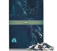 Rompecabezas de 1000 piezas Para adultos, rompecabezas de Puente y ballena, rompecabezas de Papel Para niños, juguetes de entretenimiento Familiar, 38 x 26 cm/1000 piezas