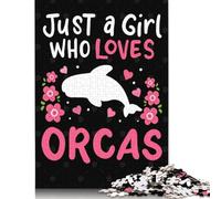Rompecabezas de 1000 piezas Para amantes de Las Orcas, ballenas, Orcas, Para rompecabezas de Papel, juego educativo Para adultos, 38 x 26 cm (1000 piezas)