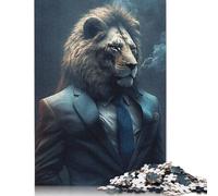 Rompecabezas de animales de león Para adultos y Adolescentes, 1000 piezas (75 x 50 cm)