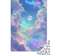 Rompecabezas de Anime Para adultos, nubes de Colores, rompecabezas Para adultos, juego educativo, juguete de desafío, 1000 piezas (38 x 26 cm)