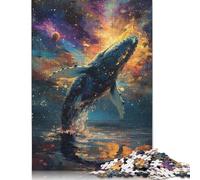 Rompecabezas de ballena saltando Para adultos y Adolescentes, 1000 piezas, rompecabezas sostenibles, Regalos de Navidad, 1000 piezas (75 x 50 cm)