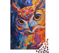 Rompecabezas de búho de 1000 piezas Para adultos, Ideal como Regalo de Halloween, juguetes educativos de aprendizaje, 1000 piezas (38 x 26 cm)