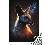 Rompecabezas de canguro galáctico, desafío difícil, 100% cartón reciclado, Para Mujeres y Hombres, Regalo de Halloween, 300 piezas (40 x 28 cm)