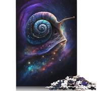 Rompecabezas de caracol galáctico Para aliviar el estrés, 100% cartón reciclado, Para adultos y niños, Regalo único, 1000 piezas (75 x 50 cm)