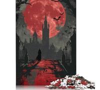 Rompecabezas de Ciudad Gótica Vampiro Para Adultos, 1000 Piezas, Para Adolescentes a partir de 12 años. Regalos de Nochebuena. 1000 piezas (75 x 50 cm).