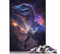 Rompecabezas de dinosaurios galácticos, divertido rompecabezas de cartón Premium Para adultos y Adolescentes, Regalo de Halloween, 1000 piezas (75 x 50 cm)