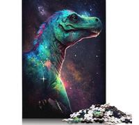 Rompecabezas de dinosaurios galácticos, juegos creativos, rompecabezas de cartón Premium Para Mujeres y Hombres, Regalo de cumpleaños, 1000 piezas (75 x 50 cm)