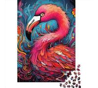 Rompecabezas de flamencos de 1000 piezas Para adultos, Ideal Para Halloween, Ideal Para divertirse en Familia y jugar en la Noche. 1000 piezas (38 x 26 cm)