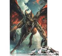 Rompecabezas de La Ira Del Dragón Para adultos y Adolescentes, 1000 piezas, rompecabezas de Papel Para Adolescentes, Regalo, juego de ingenio, 1000 piezas (75 x 50 cm)