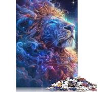Rompecabezas de leones de Arte Para adultos y Adolescentes, 1000 piezas, rompecabezas de Madera Para Adolescentes, Regalo, juego de ingenio, 1000 piezas (75 x 50 cm)