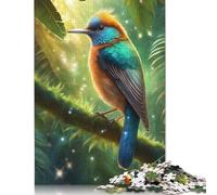 Rompecabezas de Madera de 1000 piezas Con diseño de animales y pájaros Para adultos, juego educativo, 1000 piezas (75 x 50 cm)