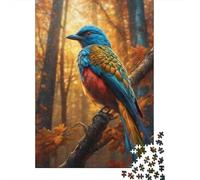 Rompecabezas de Madera de 1000 piezas Con diseño de animales y pájaros Para adultos y Adolescentes a partir de 12 años. Regalos de Navidad. 1000 piezas (38 x 26 cm).