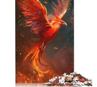 Rompecabezas de Madera de 1000 piezas Con diseño de pájaro Rojo y colorido, Ideal Para regalar en Navidad, Para Adolescentes, 1000 piezas (75 x 50 cm)