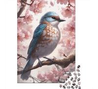 Rompecabezas de Madera de 1000 piezas Con diseño de pájaro y animales Para adultos, Ideal como Regalo de Navidad, juego educativo, 1000 piezas (38 x 26 cm)