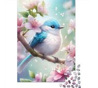 Rompecabezas de Madera de 1000 piezas Con diseño de pájaro y animales Para adultos, Ideal como Regalo de Navidad, juego educativo, 1000 piezas (38 x 26 cm)