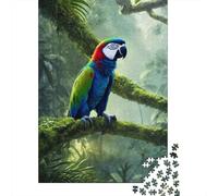 Rompecabezas de Madera de 1000 piezas Con diseño de pájaro y animales Para adultos, Ideal como Regalo de Navidad, juego educativo, 1000 piezas (38 x 26 cm)