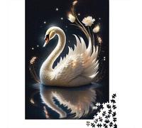 Rompecabezas de Madera de 1000 piezas Con diseño de pájaro y animales Para adultos, Ideal como Regalo de Nochebuena, 1000 piezas (38 x 26 cm)