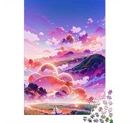 Rompecabezas de Madera de 1000 piezas Paseo matutino Para adultos, difícil de superar, Regalo de Nochebuena, 1000 piezas (75 x 50 cm)