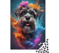 Rompecabezas de Madera Para adultos, 1000 piezas, diseño de animales, Perros, juego educativo, desafío, 1000 piezas (38 x 26 cm)