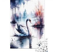 Rompecabezas de Madera Para adultos, 1000 piezas, diseño de animales y pájaros, juego educativo, 1000 piezas (38 x 26 cm)
