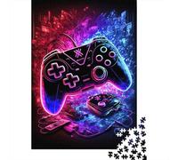 Rompecabezas de neón de 1000 piezas Para adultos, Ideal Para Halloween, decoración única Para el hogar y Regalos (38 x 26 cm)