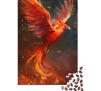 Rompecabezas de pájaro Rojo de Colores Para adultos, 1000 piezas, Para adultos y Adolescentes a partir de 12 años, Regalo de Nochebuena, 1000 piezas (38 x 26 cm)