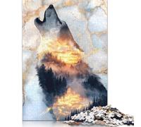 Rompecabezas de Papel La Llamada Del Horizonte Dorado Para adultos y Adolescentes, 1000 piezas, Ideal como Regalo Para Adolescentes, juego de ingenio (75 x 50 cm)
