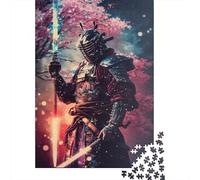 Rompecabezas de samurái japonés de 1000 piezas Para Adolescentes, Regalos de Madera, rompecabezas Para adultos, juegos educativos Para el hogar, juguetes de bricolaje, 1000 piezas (75 x 50 cm)