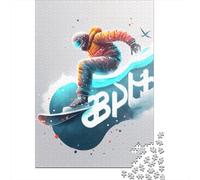 Rompecabezas de Snowboard Para adultos, rompecabezas de Papel Para Adolescentes, Regalos, decoración Del hogar, juguetes de rompecabezas, 1000 piezas (38 x 26 cm)