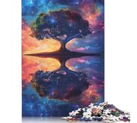 Rompecabezas Del Árbol de la Vida Para adultos y Adolescentes, 1000 piezas, de Madera, Para adultos y Adolescentes a partir de 12 años, Regalo de Navidad (75 x 50 cm)