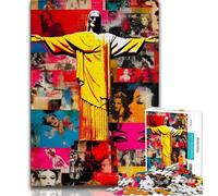 Rompecabezas Para Adolescentes de 1000 piezas de Arte Cristiano Ideal Para la reducción Del estrés y la interacción Entre Padres e hijos 38x26cm