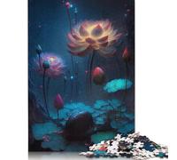 Rompecabezas Para adultos de 1000 piezas Con diseño de Loto y galaxia, juego educativo, 1000 piezas (75 x 50 cm)