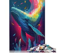 Rompecabezas Para adultos de 1000 piezas: La ballena Sensible. Juego educativo Para adultos. Juguete de desafío. 1000 piezas (75 x 50 cm).