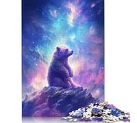 Rompecabezas Para adultos: OSO en el espacio. Rompecabezas Para adultos. Juego educativo. Juguete de desafío. 520 piezas (52 x 38 cm).