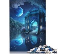 Rompecabezas Para adultos: paisaje onírico colorido, juego educativo, desafío, juguete, 1000 piezas (75 x 50 cm)