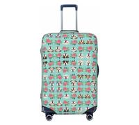 RoMuka Galaxy Night Housse de protection élastique pour compartiment à bagages de 45,7 à 81,3 cm, Chien anglais drôle, Small