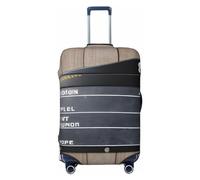 RoMuka Housse de protection élastique colorée pour bagages de 45,7 à 81,3 cm, Clapboard et pop-corn de cinéma, Large