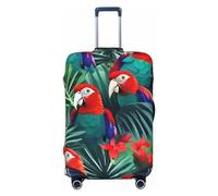 RoMuka Housse de protection élastique pour violon pour bagage de 45,7 à 81,3 cm, Perroquet à fleurs tropicales, Medium