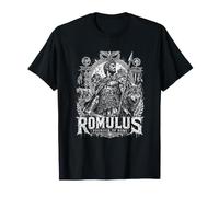Romulus, fondateur de Rome SPQR Wolf Warrior T-Shirt