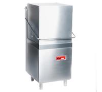 Romux® Lave-vaisselle à capot 50x50 cm avec pompe de rinçage, détergent et vidange | Lave-vaisselle à capot professionnel Bar | Lave-vaisselle professionnel lavage rapide pour bars et restaurants