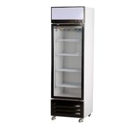 ROMUX® Professional Vitrine Réfrigérée 1 Porte 330 Litres Ventilées avec Tirage Forcé | Vitrine a boissons | Réfrigération Verticale Positive
