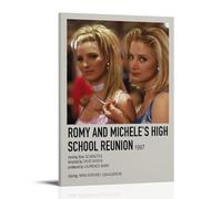 Romy And Michele's Poster mural décoratif sur toile pour salon, chambre à coucher, 50 x 75 cm, style cadre
