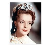 Romy Schneider en Sissi Poster 13 x 18 cm Tableaux Décoration murale