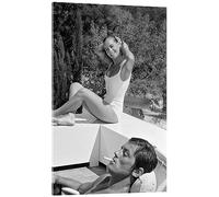 Romy Schneider et Alain Delon, La Piscine, 1968 Tableau en verre acrylique