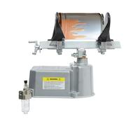 ROMYIX Agitateur de peinture pneumatique - Agitateur de peinture à air comprimé avec pince réglable, 700 tr/min, mélangeur de peinture professionnel pour seau de 1 à 5 l